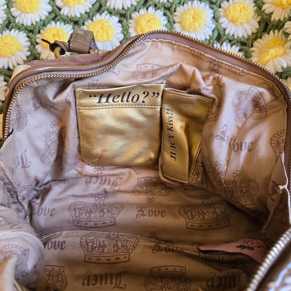 Juicy Couture Brown Poinsettia Handbag - Picture 12 of 13